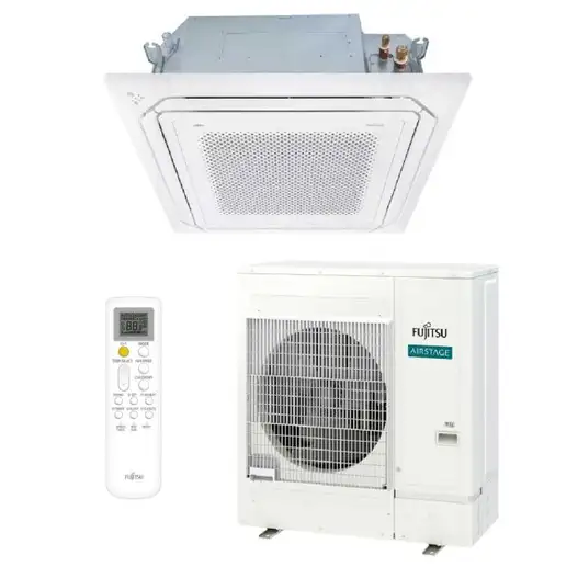 Ar Condicionado Inverter Fujitsu Cassete 4 Vias 45000 Btus Quente e Frio 220v R-32 AOBH45KBTB/AUBA54LCL