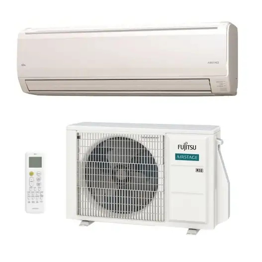 Ar Condicionado Inverter Fujitsu Airstage Premium 18000 Btus Quente e Frio 220v R-32 AOBG18KMCA/ASBG18KMBA