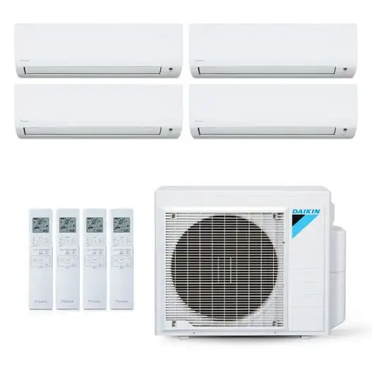 Ar-Condicionado Multi Split Inverter Daikin 28.000 (2x Evap HW 9.000 + 2x Evap HW 12.000) Quente/Frio 220V