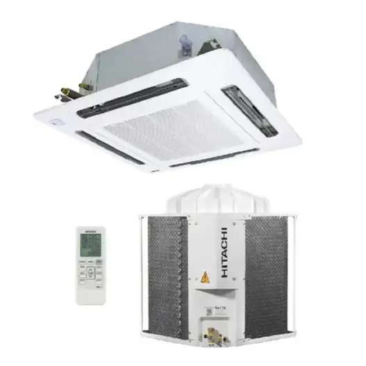 Ar Condionado Cassete 36000 BTUs Hitachi Frio RCI36J3P/ RAP36J3F