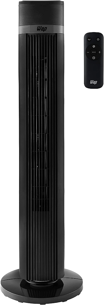 WAP Ventilador de Torre AIR SILENCE com 4 Ní­veis de Velocidade, Time de até 15 Horas e Desligamento Automático 127V