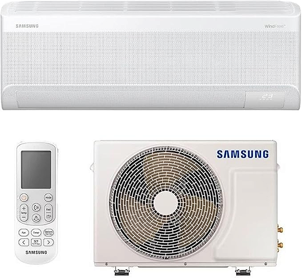 Ar-condicionado Split Inverter 9000 Btus Samsung Windfree Ai Wi-fi High Wall Só Frio Ar09dyfaawknaz/ar09dyfaawkxaz 220v