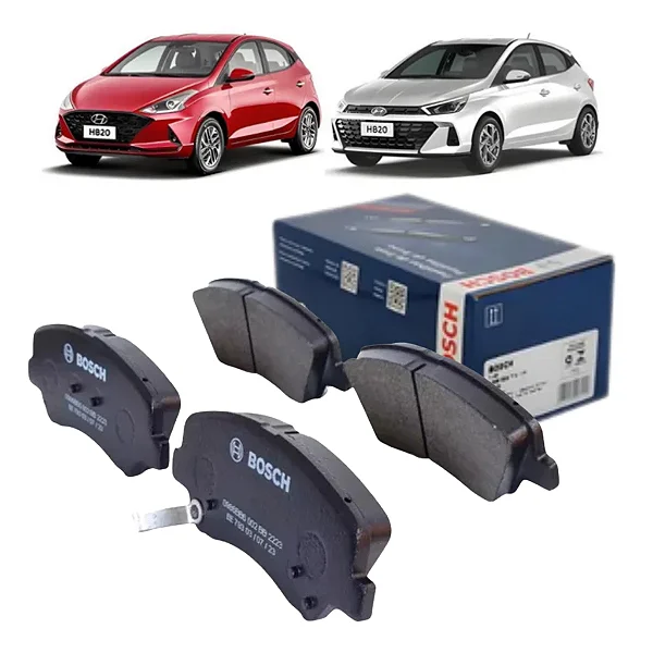 Pastilha de Freio Bosch BB2223 / Hb20 Hb20s 1.6 2020 a 2025 / Hb20 1.0 TURBO 2020 2021 2022 2023 2024 2025
