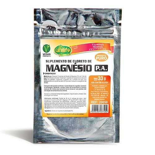 Cloreto de Magnésio PA - 33g