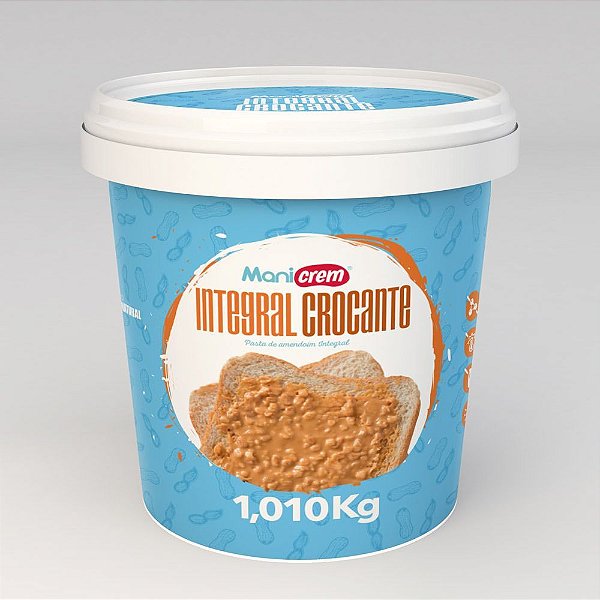 PASTA DE AMENDOIM INTEGRAL CROCANTE 1.010KG MANICREM