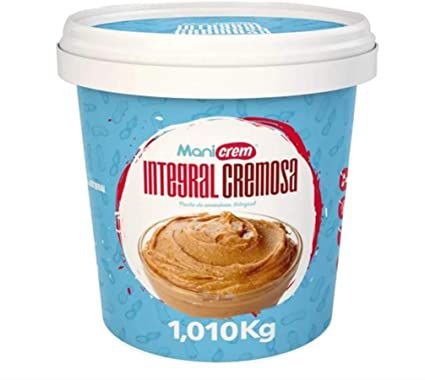 PASTA DE AMENDOIM INTEGRAL CREMOSA - 1,010KG - MANICREM
