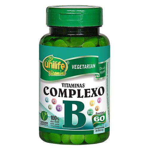 COMPLEXO B VITAMINAS - 60CAP. - UNILIFE