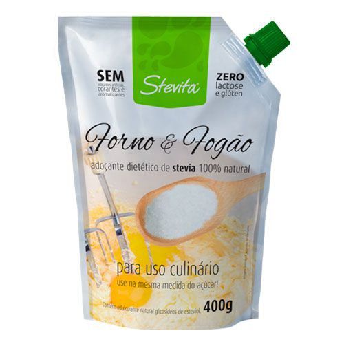 ADOÇANTE STEVIA - FORNO E FOGÃO - 400G - STEVITA
