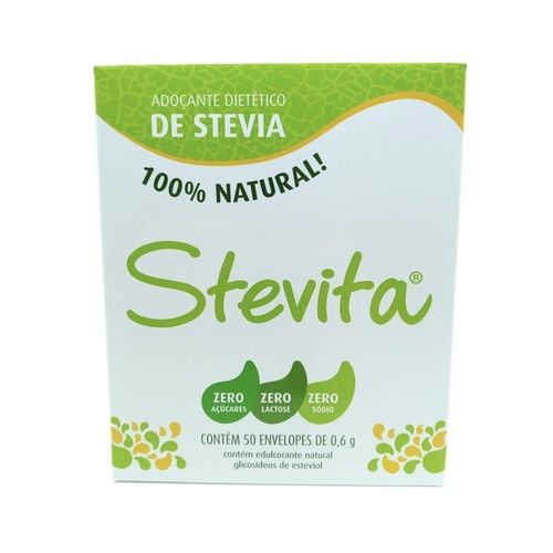 ADOÇANTE STEVIA - 50 SACHES/0,6 G - STEVITA
