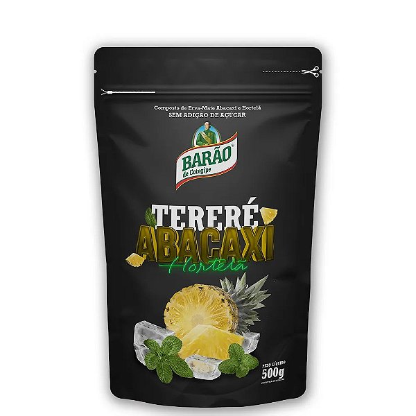 TERERÉ ABACAXI E HORTELÃ - 500G - BARÃO