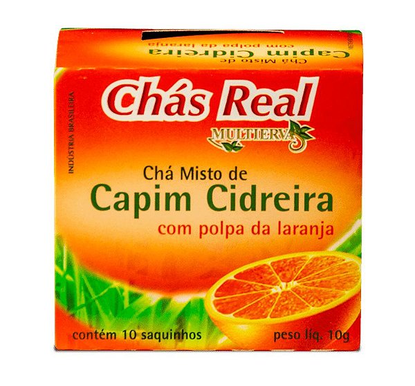 CHÁ MISTO CAPIM CIDREIRA C/ LARANJA- 10G - REAL