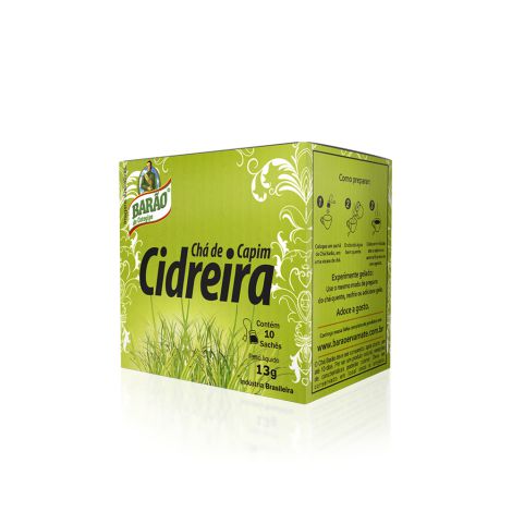 CHA CAPIM CIDREIRA 10SACHES - 13G - BARAO COTEG