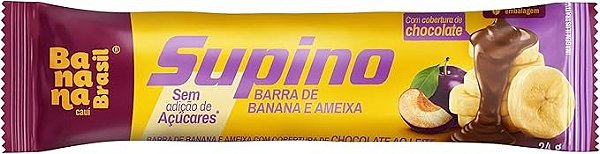 BARRA BANANA E AMEIXA ZERO AÇUCAR - 24GR - SUPINO