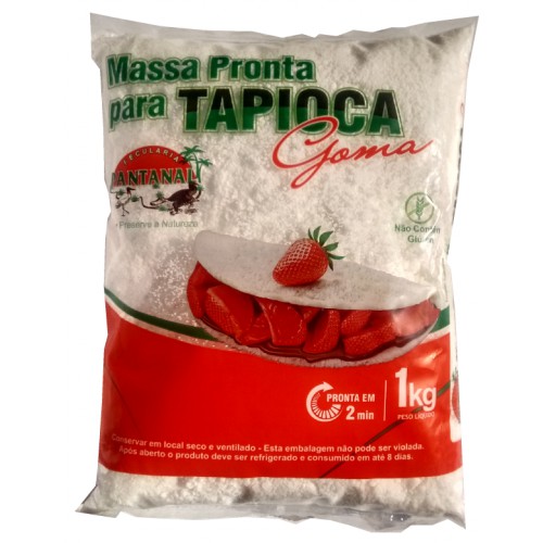 MASSA PRONTA PARA TAPIOCA GOMA - 1KG - PANTANAL