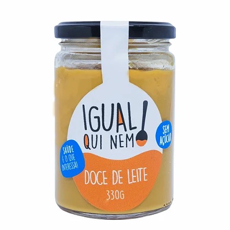 DOCE DE LEITE SEM AÇÚCAR - 330G - IGUAL QUI NEM