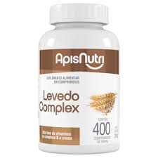 LEVEDO DE CERVEJA COMPLEX - 400CPS 500MG - APISNUTRI