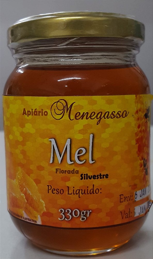 MEL POTE 330G - SILVESTRE - APIARIO MENEGASSO
