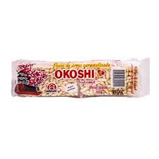 BARRA DE ARROZ INTEGRAL CARAMELIZADA - 200G - OKOSHI