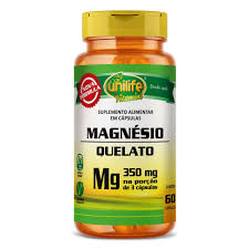 MAGNÉSIO QUELATO- 350MG- 60 CÁPS- UNILIFE