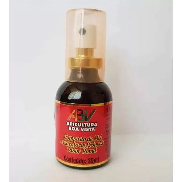 SPRAY COMPOSTO MEL E EXT DE PROPOLIS SABOR ROMÃ - 35ML - ABV
