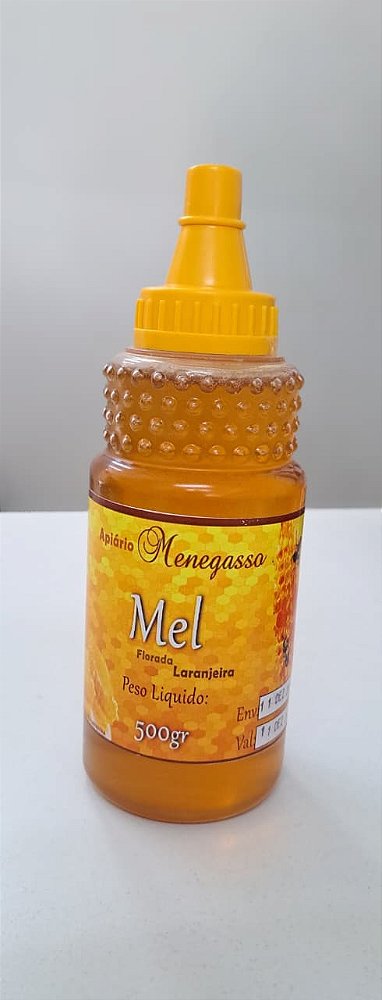 MEL BISNAGA 500G - LARANJEIRA - APIARIO MENEGASSO
