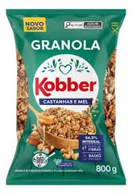 GRANOLA CASTANHA E MEL - 800G - KOBBER
