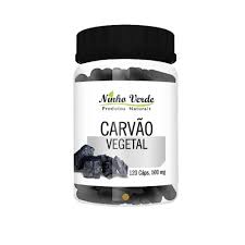 CARVAO VEGETAL - 60C.500MG - NINHO VERDE