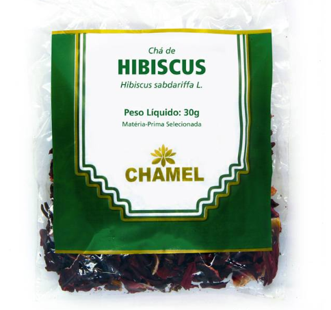 HIBISCO FLOR - 30GR - CHAMEL