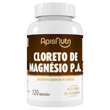 CLORETO DE MAGNESIO P.A - 120CAPS. 600MG - APISNUTRI