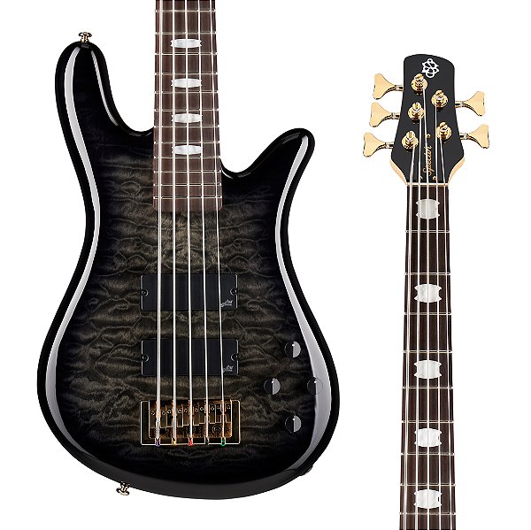 BAIXO SPECTOR ICON NS-5 BOLT-ON STAIN BLACK GLOSS