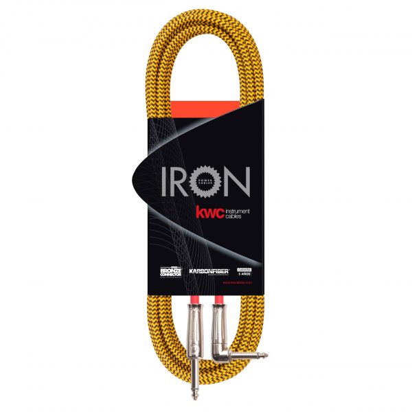 CABO KWC IRON TEXTIL INSTRUMENTO P10 L/RETO 4,5 MTS AMARELO