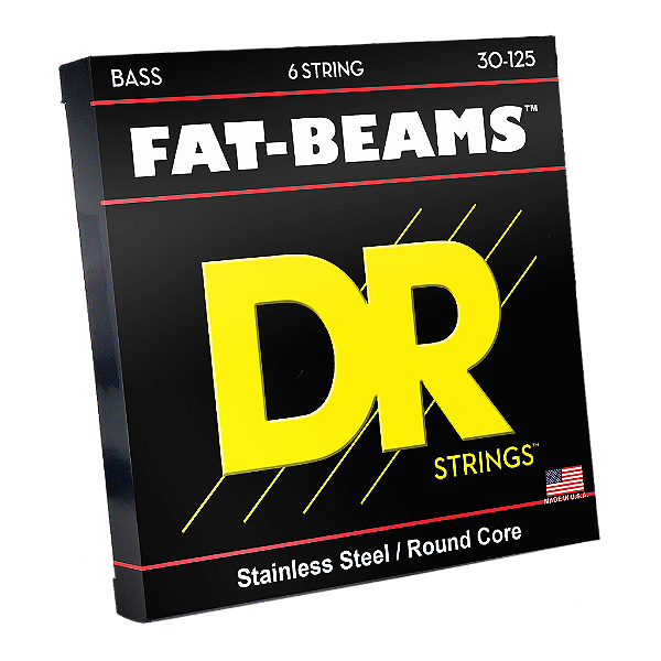 ENCORDOAMENTO FAT-BEAMS BAIXO 6 CORDAS, 30-125 - STANDARD SCALE