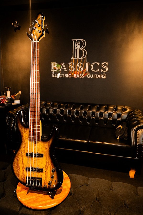 Baixo Fodera NYC Empire Bass 5 Spalted Maple