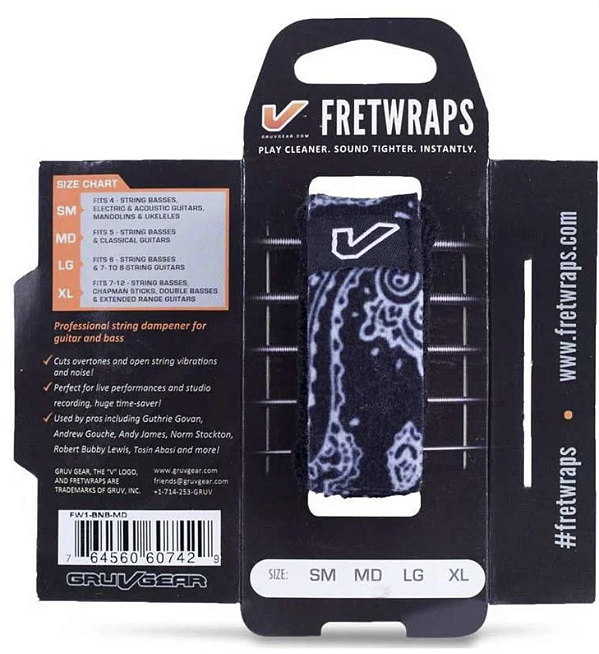 Abafador GruvGear Fretwraps XL
