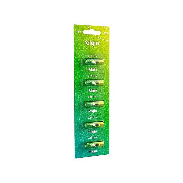 Bateria Alcalina A23 Elgin Cartela Com 05 Unidades [F108]