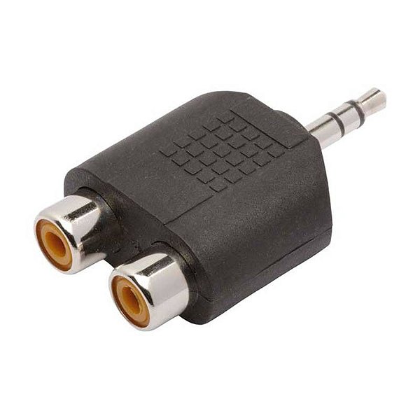 Adaptador J2 Rca Estéreo Para P2 Estéreo Plástico Pct C4un F108 Gbr 