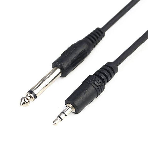 Cabo P10 Mono X P2 Estéreo 2m Niquel [F108]