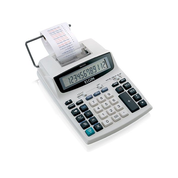 Calculadora Com Bobina 12 Ditigos Bicolor Ma-5121 Elgin [F108]