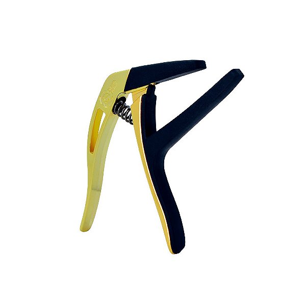 Capotraste Para Guitarra / Violão Ct1 Aço Dourado [F108]