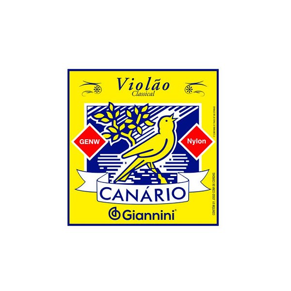 Encordoamento Giannini P/violão Nylon Canário Genw [F108]