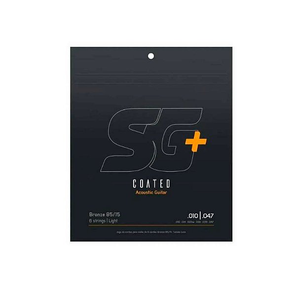 Encordoamento P/violão Bronze 85/15 Sg+ Revestido 010 [F108]