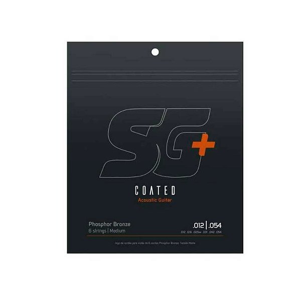 Encordoamento P/violão Fósforo Bronze Sg+ Revestido 012 [F108]