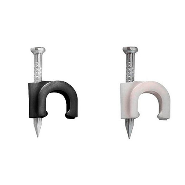 Fixa Cabo 7mm Para Rg59 Preto [F108]