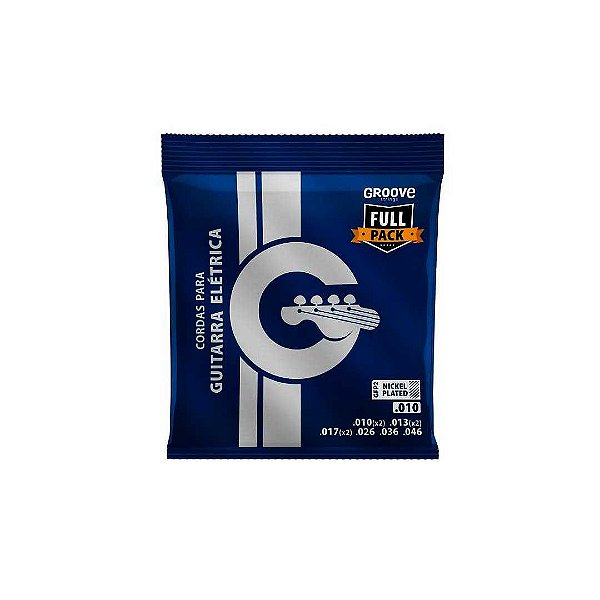 Jogo De Cordas P/guitarra Groove 0.010"/0.046" Gfp2 [F108]