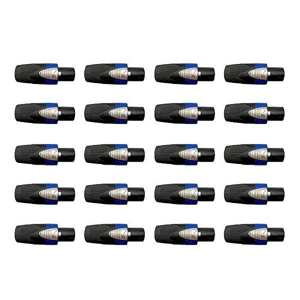 Kit Conector Speakon Wc 605 (20un) Wireconex [F108]