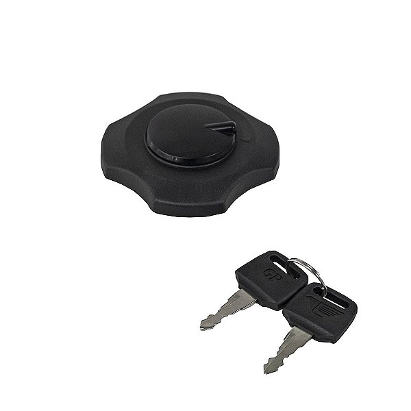 Tampa Tanque Gasolina Gp7 Preta Cg Ml Tur 125 83/ [F016]