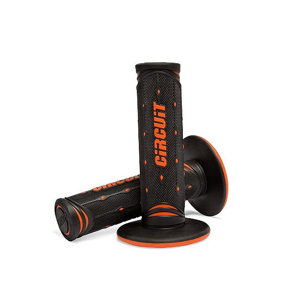 Manopla Circuit Jupiter Racing Preto/laranja [F016]