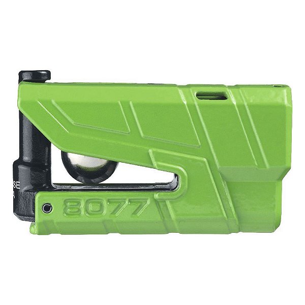 Trava De Disco C/ Alarme Abus 8077 Verde [F016]