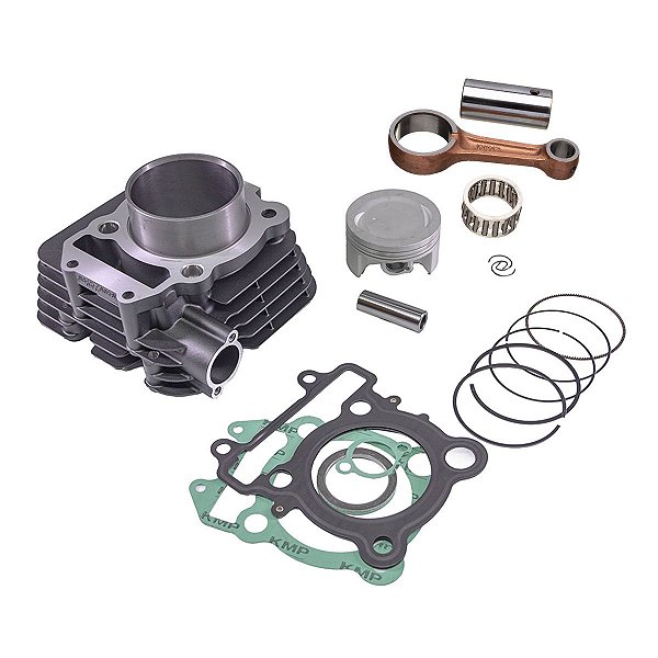 Kit Cilindro Kmp C/biela Ww3  Fazer 250 14/ Flex (preto) [F016]
