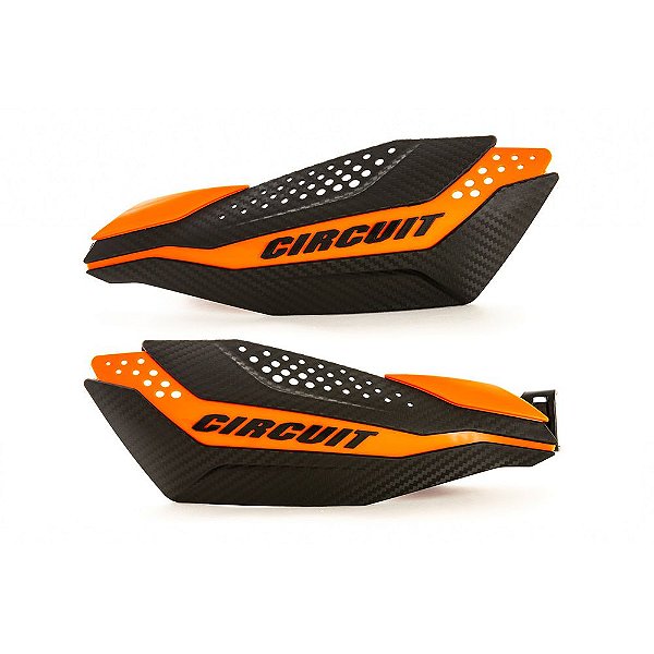 Prot Mao Circuit Dakar Universal Carbon/laranja [F016]
